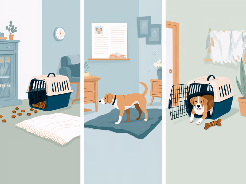 gradual_carrier_acclimation_process_showing_dog_progressing_from_carrier_proximity_to_comfortable_occupancy