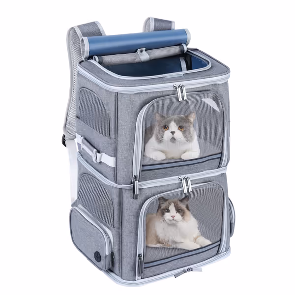 Double Pet Carrier Backpack